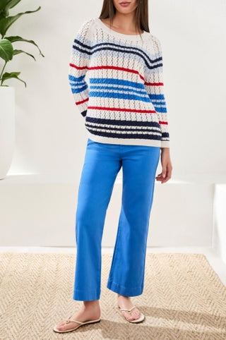 3/4 SLV CREW NK SWEATER