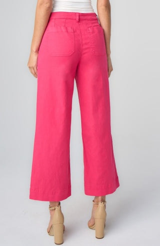 crop wide leg w/ patch pkts 27" ins
