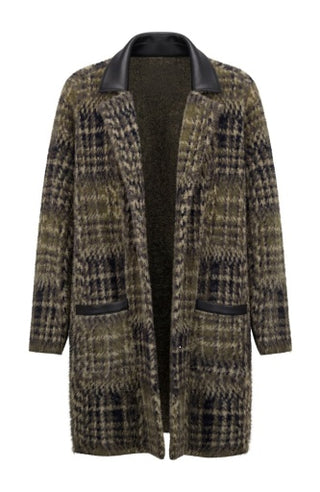 Liverpool Long Sleeve Snap Front Sweater Coat