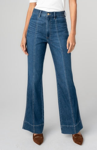Liverpool Los Angeles Relaxed High Rise Seamed Bootcut, 32" Inseam