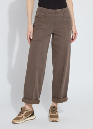 penelope curved cuffed denim