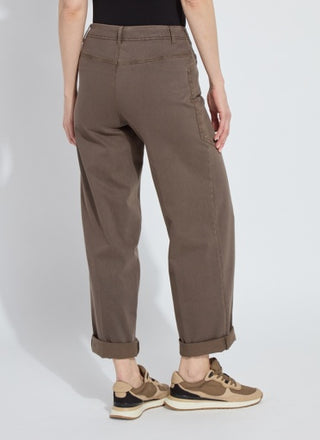 penelope curved cuffed denim