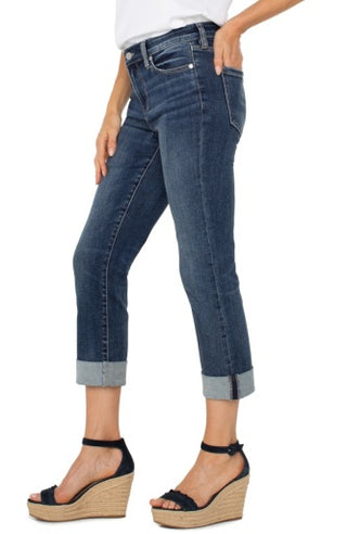 charlie crop wide rolled cuff 24"