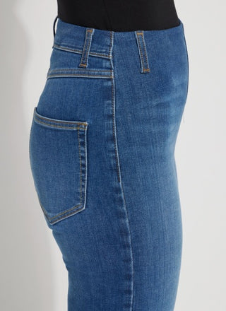 Lyssé Premium Straight Jeans in Authentic Midwash
