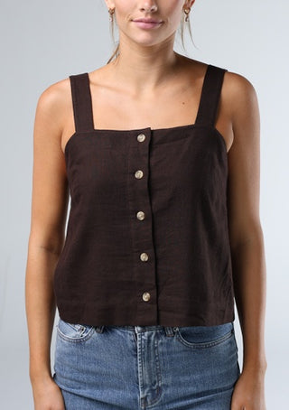 LEUKOS LINEN BLEND TANK