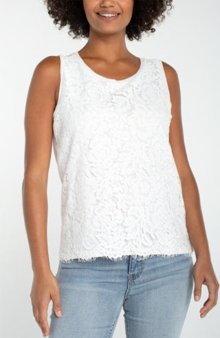 slvlss lace-to-knit hybrid top