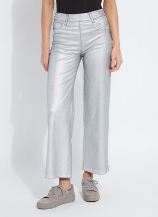 Lyssé Metallic Coated Denim Jeans