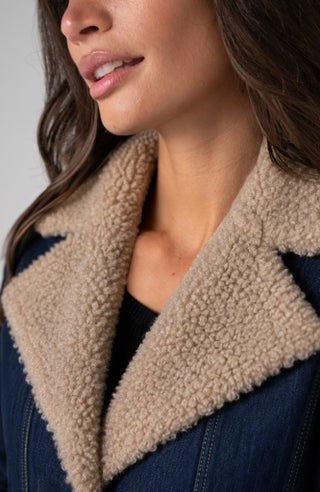 Liverpool Sherpa-Trimmed Notch Collar Jacket