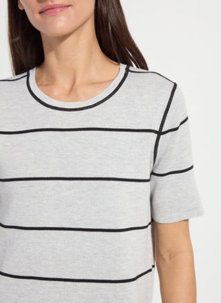 Lyssé Odessa Reversible Knit Short Sleeve Tee