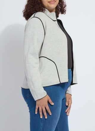 Lyssé Reversible Cashmere Zip-Up Cardigan, Curvy