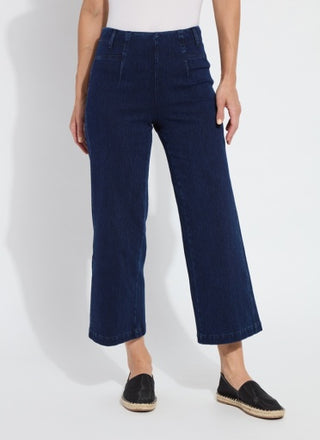 Lyssé Layton Wide Leg Cropped Jeans