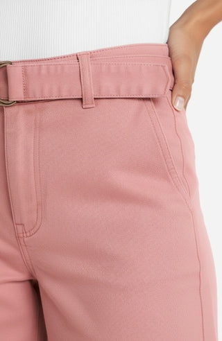 stride wide leg w/ self belt 28 inseam