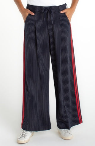 wl pleated trouser w. side stripe - 30" ins