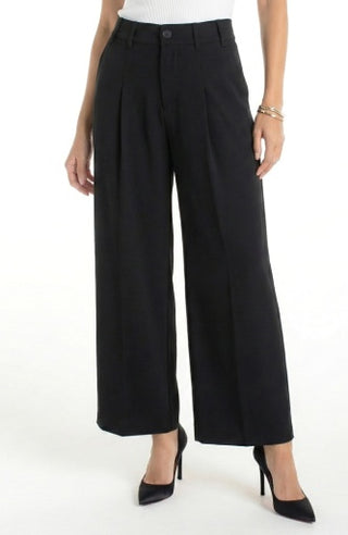 hr pleated wide leg trouser