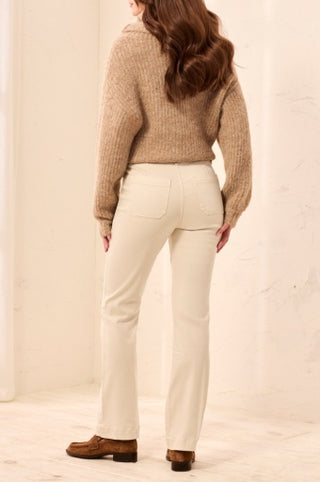 Tribal Pull On Pant with Front Leg Seams — Birch