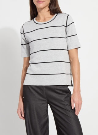 Lyssé Odessa Reversible Knit Short Sleeve Tee