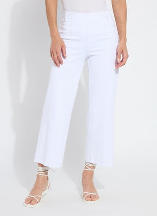 Lyssé Layton Wide Leg Cropped Jeans