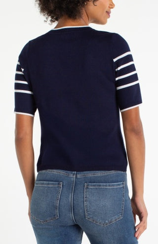 short sleeve  crew neck sweaters
