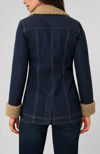 Liverpool Sherpa-Trimmed Notch Collar Jacket