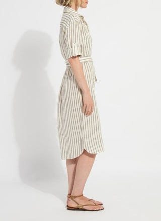 Lyssé Juniper Linen Tunic Shirt Dress