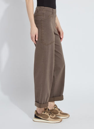 penelope curved cuffed denim