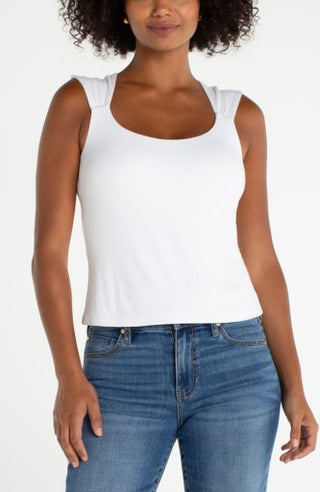 slvlss built in bra knit top